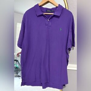 (3/$15) Polo Ralph Lauren Purple Polo Shirt